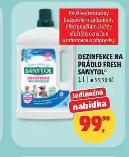 Penny Market Sanytol Dezinfekce na prádlo nabídka