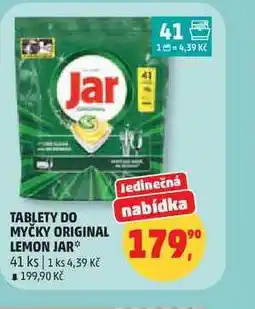 Penny Market Jar kapsle do myčky 41ks, vybrané druhy nabídka
