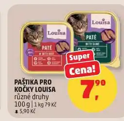 Penny Market LOUISA PAŠTIKA PRO KOČKY různé druhy nabídka