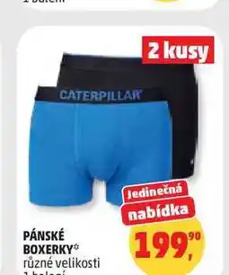 Penny Market CATERPILLAR 2 kusy PÁNSKÉ BOXERKY nabídka