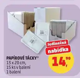 Penny Market PAPÍROVÉ TÁCKY 13 x 20 cm, 15 ks nabídka