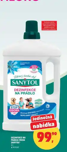 Penny Market Sanytol Dezinfekce na prádlo nabídka