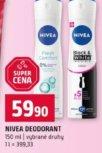 Terno Nivea deodorant nabídka