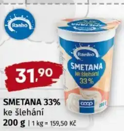 Terno Ranko Smetana 33% ke šlehání nabídka