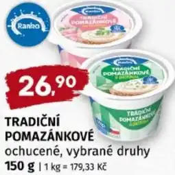 Terno Ranko Tradiční pomazánkové nabídka