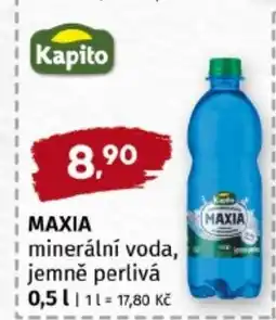 Terno Maxia minerální voda, jemně perlivá nabídka
