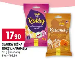 Terno Sladká tečka roksy, karamely nabídka