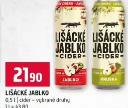 Terno Lišácké jablko nabídka