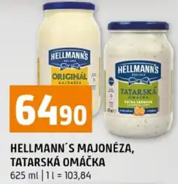 Terno Hellmann's majonéza, tatarská omáčka nabídka