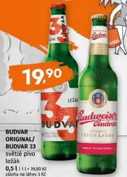 Trefa Budvar original/ budvar 33 nabídka