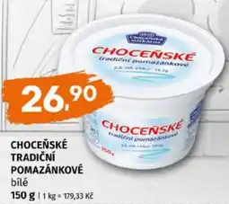 Trefa Choceňské tradiční pomazánkové nabídka