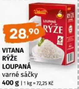 Trefa Vitana rýže loupaná varné sáčky nabídka
