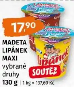 Trefa Madeta lipánek maxi nabídka
