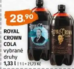 Trefa Royal crown cola nabídka
