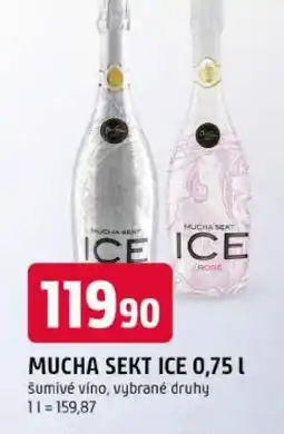 Trefa Mucha sekt ice šumivé víno nabídka
