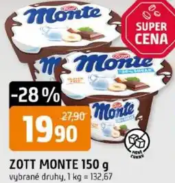 Trefa Zott monte nabídka