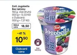 Tesco Zott Jogobella Bez laktózy, 150 g, více druhů nabídka