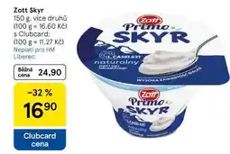 Tesco Zott Skyr, 150 g, více druhů nabídka