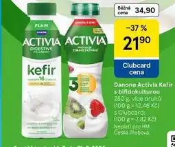 Tesco Danone Activia Kefír s bifidokulturou, 280 g, více druhů nabídka