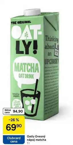 Tesco Oatly Ovesný nápoj matcha nabídka
