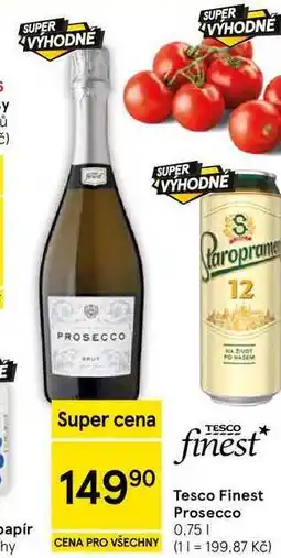 Tesco Tesco Finest Prosecco nabídka