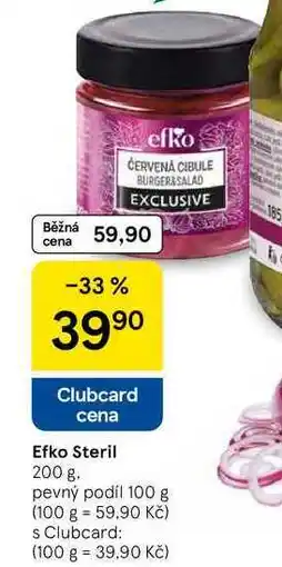 Tesco Efko Steril nabídka