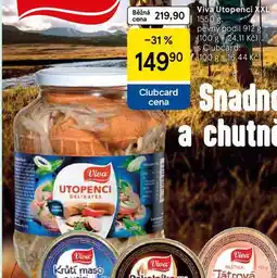 Tesco Viva Utopenci XXL, 1550 g, pevný podíl 912 g nabídka