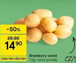 Tesco Brambory volné nabídka