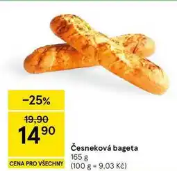 Tesco Česneková bageta nabídka