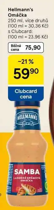 Tesco Hellmann's Omáčka, 250 ml, více druhů nabídka
