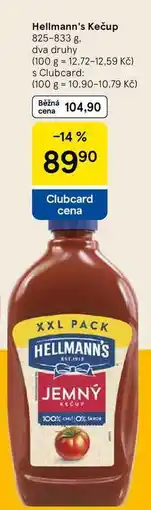 Tesco Hellmann's Kečup nabídka