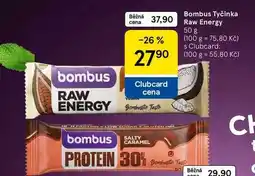 Tesco Bombus Tyčinka Raw Energy nabídka