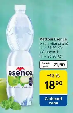 Tesco Mattoni Esence nabídka
