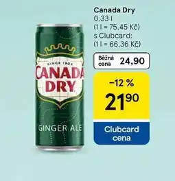 Tesco Canada Dry nabídka