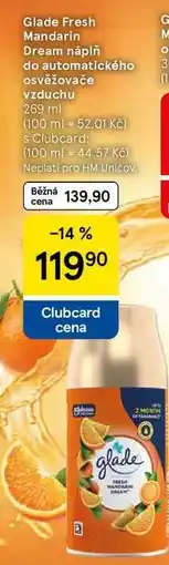 Tesco Glade Fresh Mandarin Dream náplň do automatického osvěžovače vzduchu nabídka