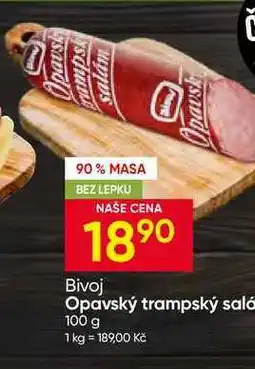 Hruška Opavský trampský salám nabídka