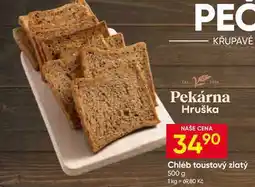 Hruška Chléb toustový zlatý nabídka