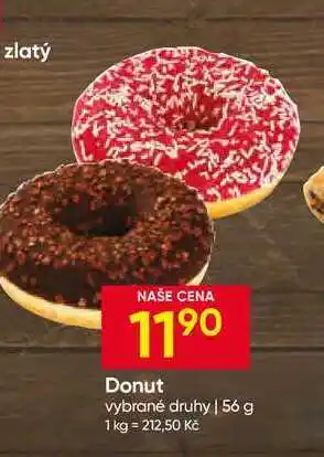 Hruška Donut vybrané druhy nabídka