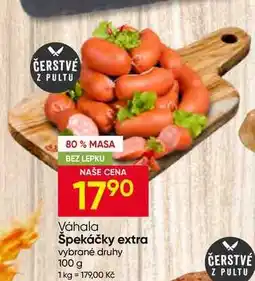 Hruška Špekáčky extra vybrané druhy nabídka