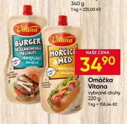 Hruška Omáčka Vitana vybrané druhy nabídka
