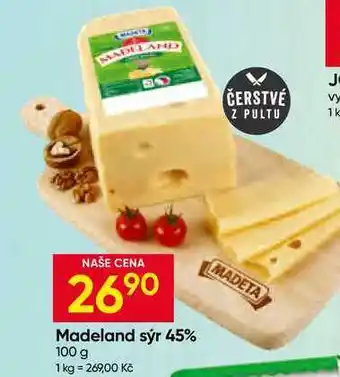 Hruška Madeland sýr 45% nabídka