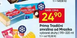 Hruška Tradiční zmrzlina od Mrazíka vybrané druhy nabídka