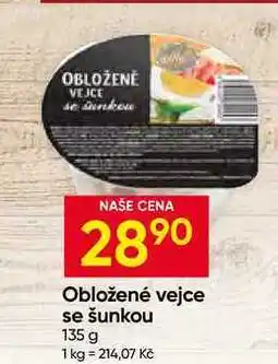 Hruška Obložené vejce se šunkou nabídka