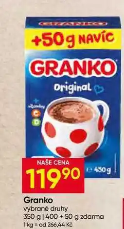 Hruška Granko vybrané druhy nabídka