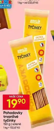 Hruška Pohodovky trvanlivé tyčinky nabídka