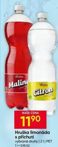 Hruška Hruška limonáda s příchutí vybrané druhy nabídka