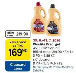 Tesco Woolite Prací gel, 45 PD, více druhů nabídka