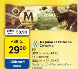Tesco Magnum La Pistache Zmrzlina nabídka