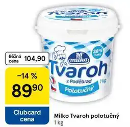 Tesco Milko Tvaroh polotučný nabídka