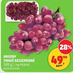 Penny Market Hrozny tmavé bezsemenné nabídka